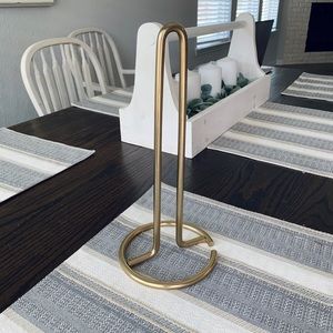 Gold Paper Towel Holder